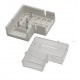 Conector unión ángulo V8 para tira LED 230V de 10mm